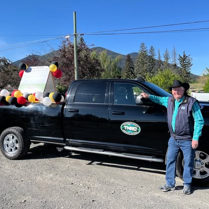 Community event with a decorated TNRD truck